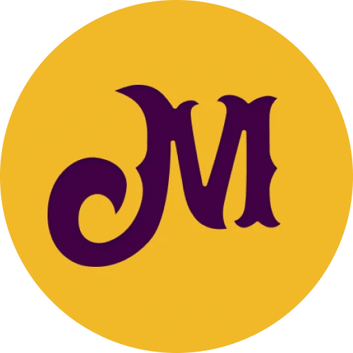 Magius Casino | Magius Casino Icon mit dem Buchstaben M auf gelbem Hintergrund